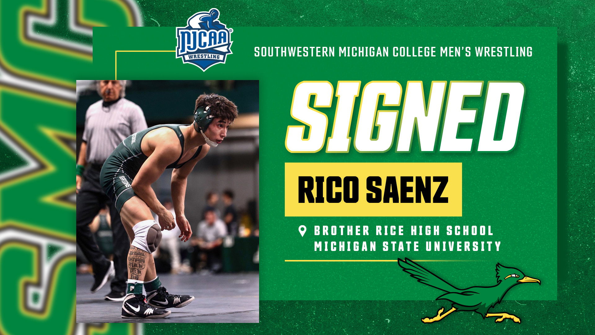 Rico Saenz to Transfer from MSU to SMC